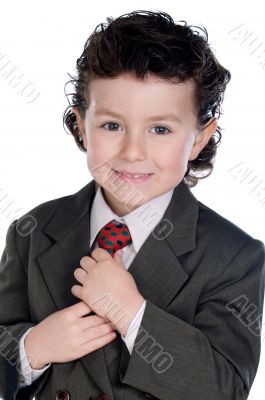 Child with elegant clothes
