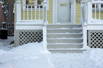Home Facade and Steps