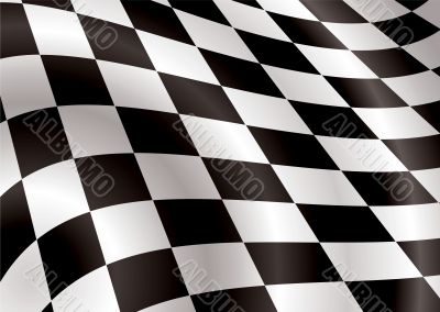 checkered flag bellow