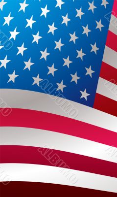 us flag close