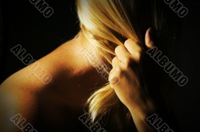 Abstract Blonde
