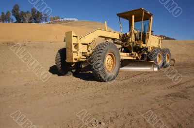 Tractor at a Cunstruction Site