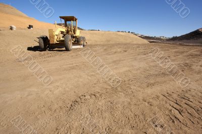 Tractor at a Cunstruction Site