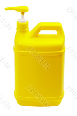 coulored plastic bottle