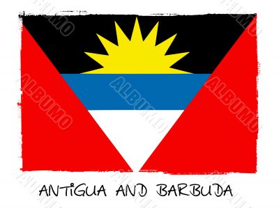 national flag of antigua and barbuda