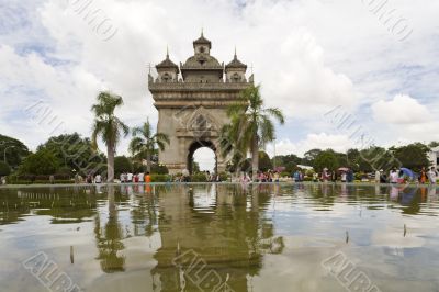 Anousavari, Triumphal gate, Vientiane, Laos
