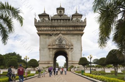 Anousavari, Triumphal gate, Vientiane, Laos