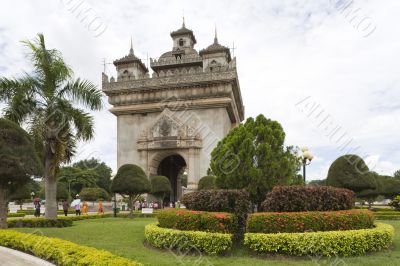 Anousavari, Triumphal gate, Vientiane, Laos