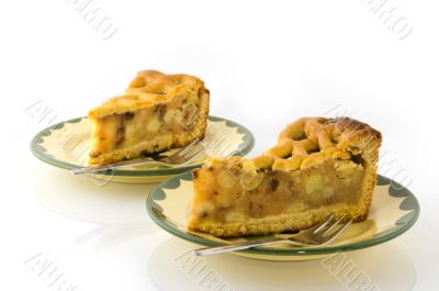 pieces of apple pie