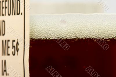 Close-up of Beer Bottle