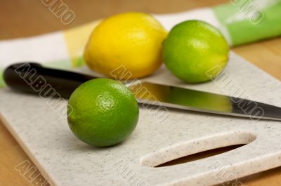 Limes, Lemons and Knife