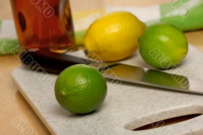 Limes, Lemons and Knife