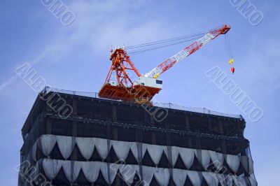 Crane on Sky Scraper