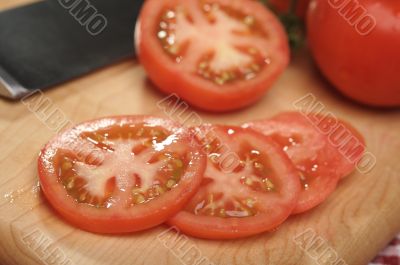 Fresh Cut Tomato