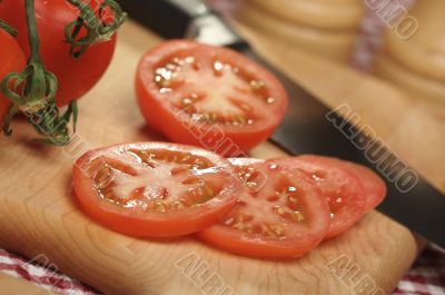 Fresh Cut Tomato