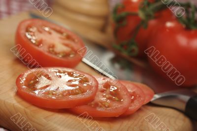 Fresh Cut Tomato