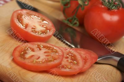 Fresh Cut Tomato