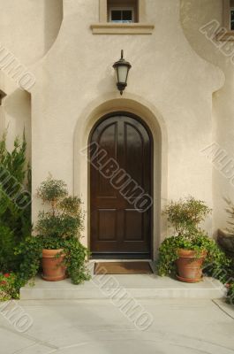 Home Doorway and Patio