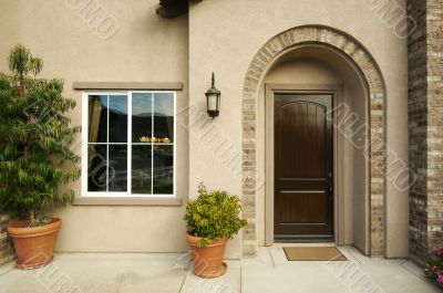Home Doorway and Patio