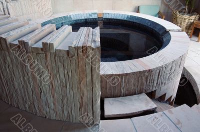Hot Tub in A Spa Setting
