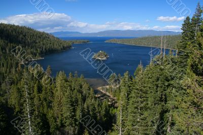 Emerald Bay in Lake Tahoe, California