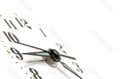 clock-face close up
