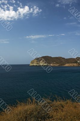santorini coast