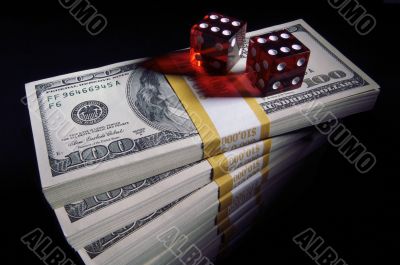 Hundred Dollar Bills & Dice