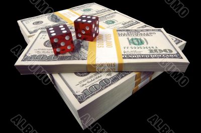 Hundred Dollar Bills & Dice