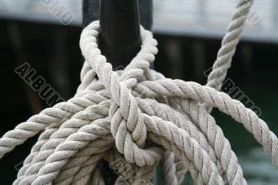 Abstract Boat Rope Detail