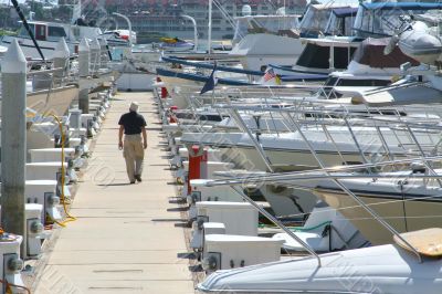 Walking Down the Dock
