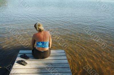 Relaxing on the Dock