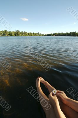 Relaxing on the Dock
