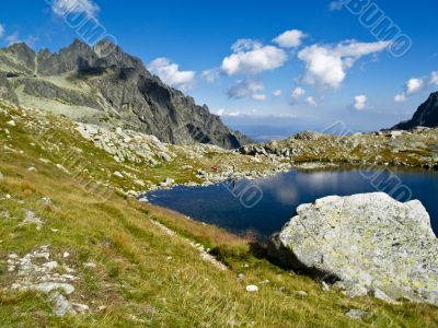 Blue mountain pond