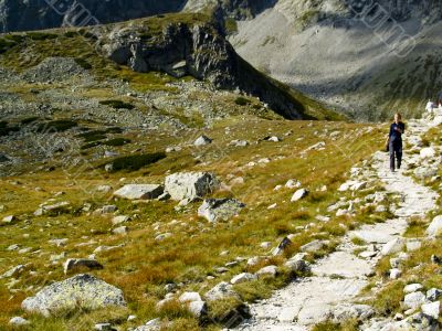 Trekking girl