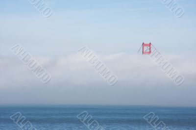 The Golden Gate Bridge in the Morning Fog