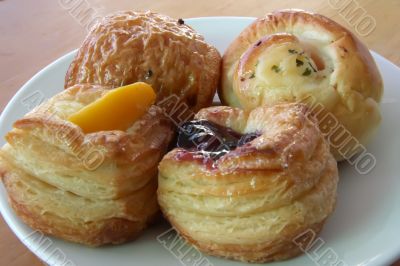 Assorted pastries