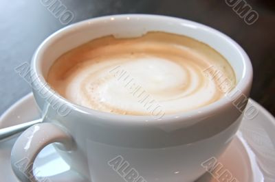 Coffee with foam
