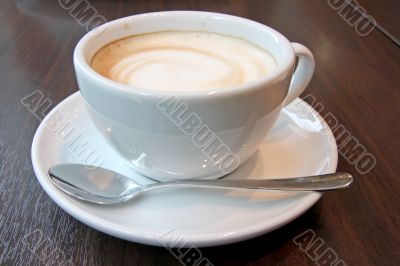 Coffee with foam