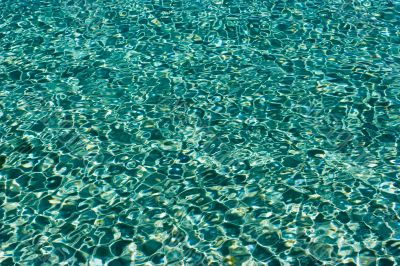 Water ripples at the sea