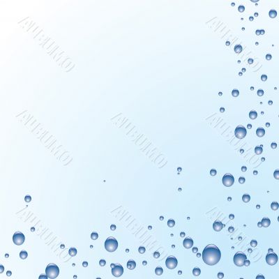 subtle blue bubble