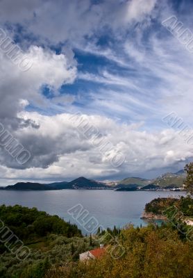 autemn on the mediterranean coast