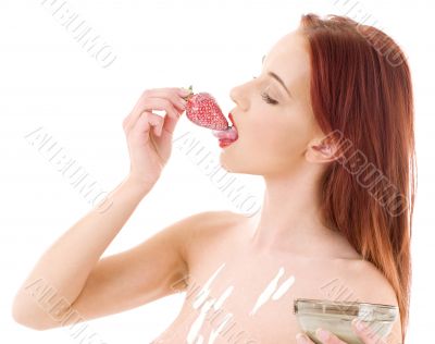 strawberry girl