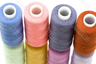 sewing rolls close up