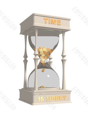 Conceptual image - time is money