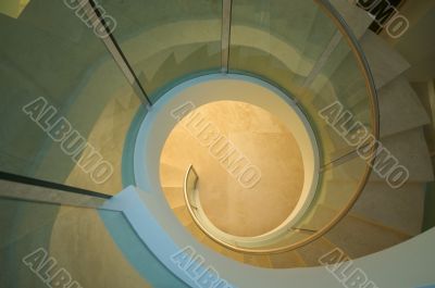 Majestic Spiral Staircase Abstract