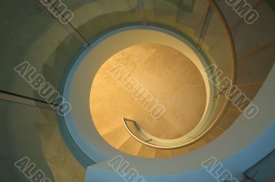 Majestic Spiral Staircase Abstract