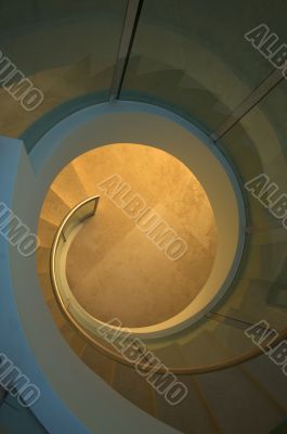 Majestic Spiral Staircase Abstract