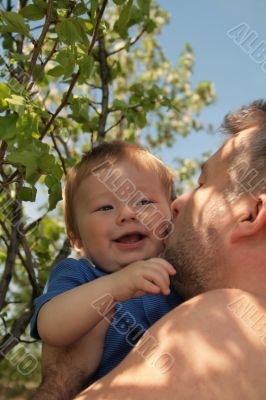 Father and son