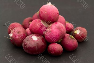 Some garden radishes